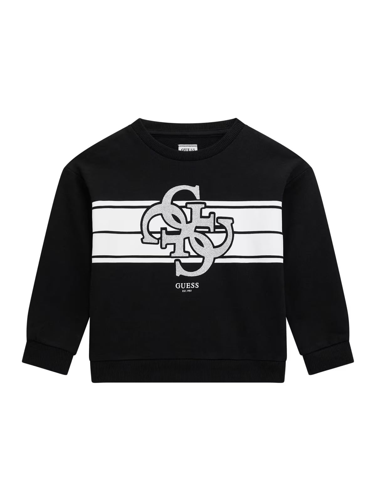 GUESS Felpa per Bambine e Ragazze Nero