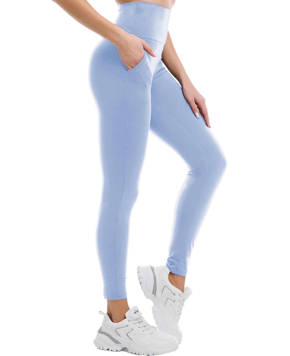 Ipletix Leggings with Pockets for Women, High Waisted Leggings Buttery Soft Non See Through Workout Yoga Pants