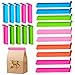 Produktbild 20 Stück Verschlussclips, Tütenclips, 7cm und 11cm Clips für Tüten, Verschlussklammern Bunt, Klipser für Tüten Gute Dichtleistung, Verschlussclips für Lebensmittel, Küche Aufbewahrung & Organisation