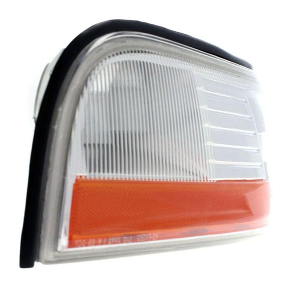 DATUIHAN V Fits Gr. Park Corner Light Turn Signal Marker Lamp Passenger Side Plastic Smooth Clear-Lens Orange