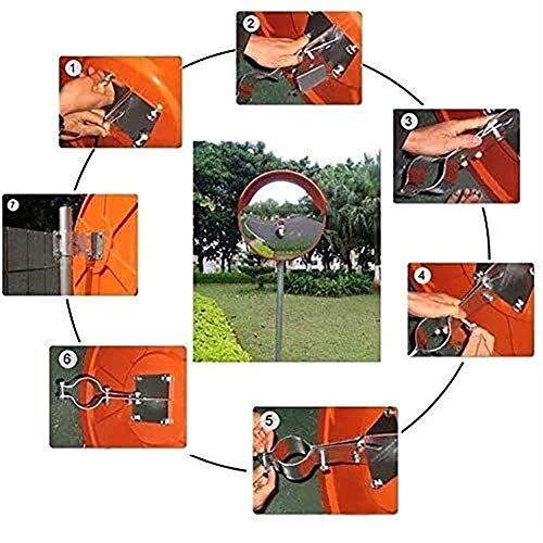 Miroir de circulation extérieur PC grand angle de trafic routier et de sécurité - 3