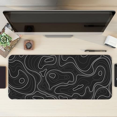 Image of XL Extended Gaming Mouse Pad | XXL Large Desk Mat 60x30cm for Laptop & PC | Non-Slip Rubber Base, Waterproof, Durable & Smooth Surface | Office, Gaming & Study, asthetic