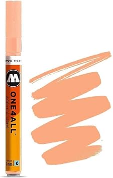 Molotow ONE4ALL Acrylic Paint Marker, 2mm, Peach Pastel, 1 Each 127.214
