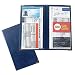 MIYO Car Insurance and Registration Holder, Car Document Holder Organizer for auto Registration Holder Glove Box Console Documents Organizer Premium PU Blue Leather Wallet Case