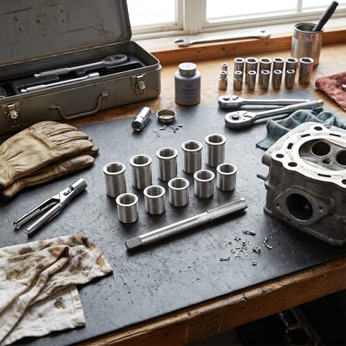 Kit filetage bougie M10 pour réparer votre moteur de voiture dans le garage