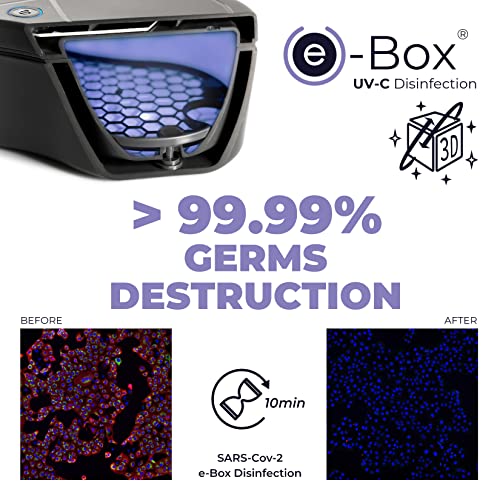 Stérilisateur UV smartphone e-Box boîtier désinfection virus bactéries germes - 4