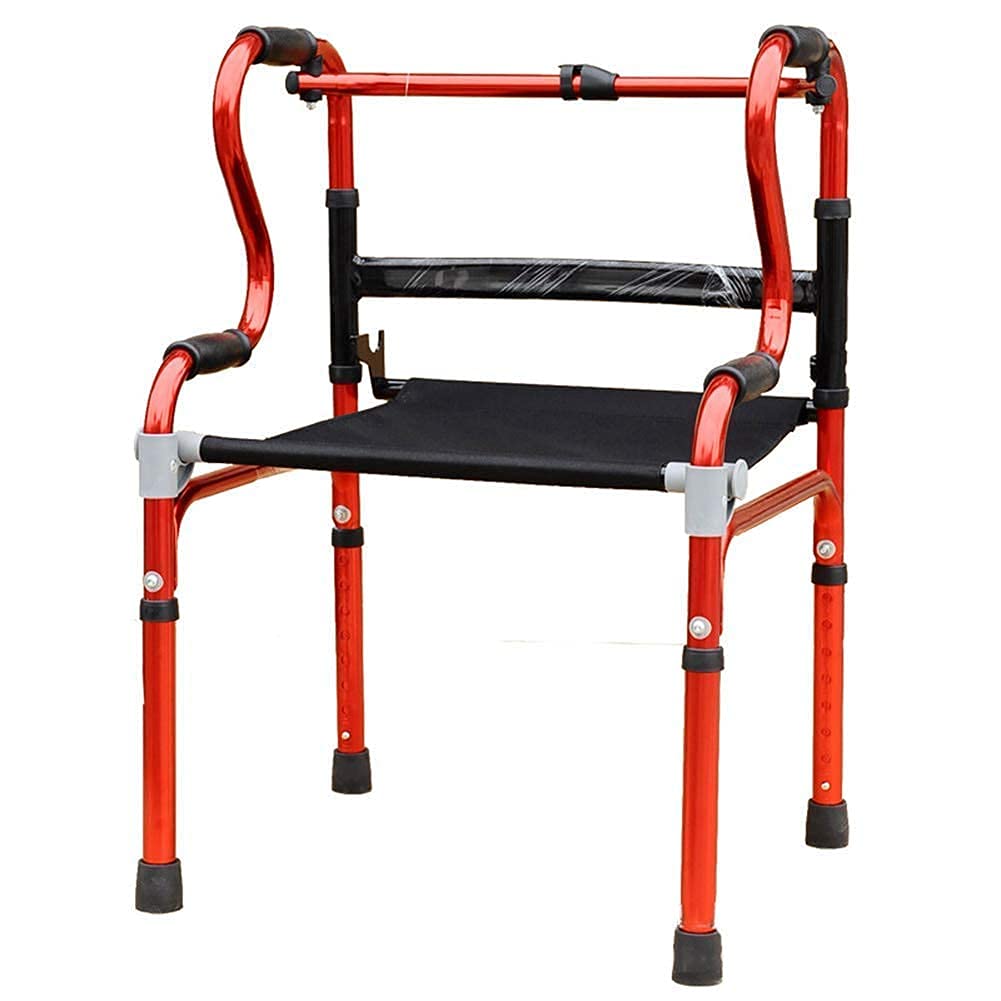 Składany chodzik Rollator Stop aluminium, pomoc w chodzeniu, kule dla osób niepełnosprawnych, sprzęt pomocniczy dla osób starszych Lekki interesting
