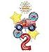 Mayflower Products Fire Truck Fire Engine 2nd Birthday Party Supplies and Balloon Decorations