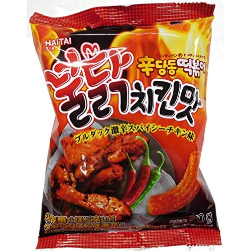 ヘテ 辛ダンドン トッポッキスナック ブルダック激辛スパイシーチキン味