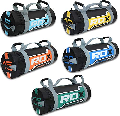 RDX Sandbag Weight Training Power Bag with Handles & Zipper | Weight Adjustable