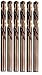 Irwin Tools 30507 7/64-Inch Cobalt 135-Degree, Left Handed-Mechanics Length, Pack of 6