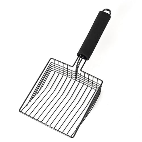 Stcyutdaaa Cat Litter Scoop,Metal Cat Litter Speed Sifter Scooper,Non-StickKitty Metal Scooper, Aluminum Alloy Sifter, Deep Shovel, Kitten Pooper Lifter, Durable,Long Handle, Poop Sifting Heavy Duty,