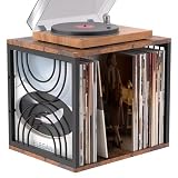 GHIAKQYT Schallplatten Aufbewahrung Plattenspieler-Ständer Vinyl Halter