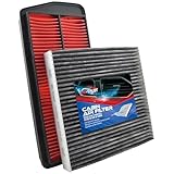 Engine and Cabin Air Filter Combo for Acura RDX 2.3L 2007-2012, Replaces 17220-RWC-A00, CF10134,