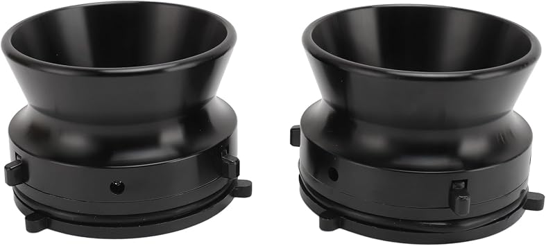 Nab Hub Adapters Lockable Universal Aluminum Alloy Reel to Reel Tape Recorder Hub Adapters for Studer ReVox Akai Teac 10 Inch Black 2 Pack