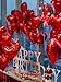 Valentine's Day Red Heart Balloons - PACK of 12-18inch Red Foil Ballon Heart Helium Balloons Wedding Happy Birthday Baloon Valentines Day Baby Shower Supplies
