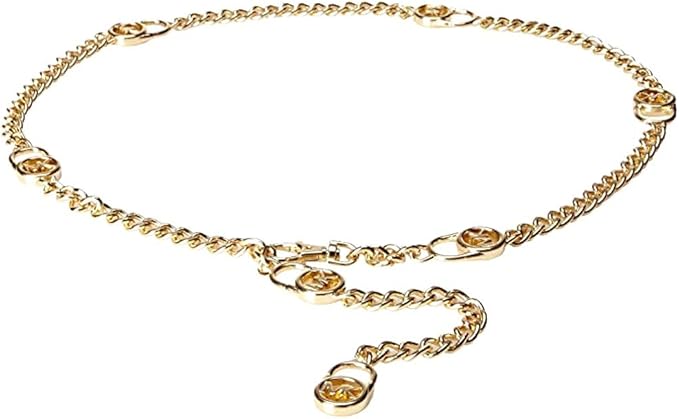 Michael kors hamilton lock chain belt Clearance