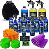 Pure Definition Car Detailing Kit Interior Cleaning Paintwork Polishing Wax Washing Clay Bar Set