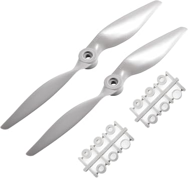 2 Pcs 1050 10"x5" Propeller, Gray Nylon, CCW