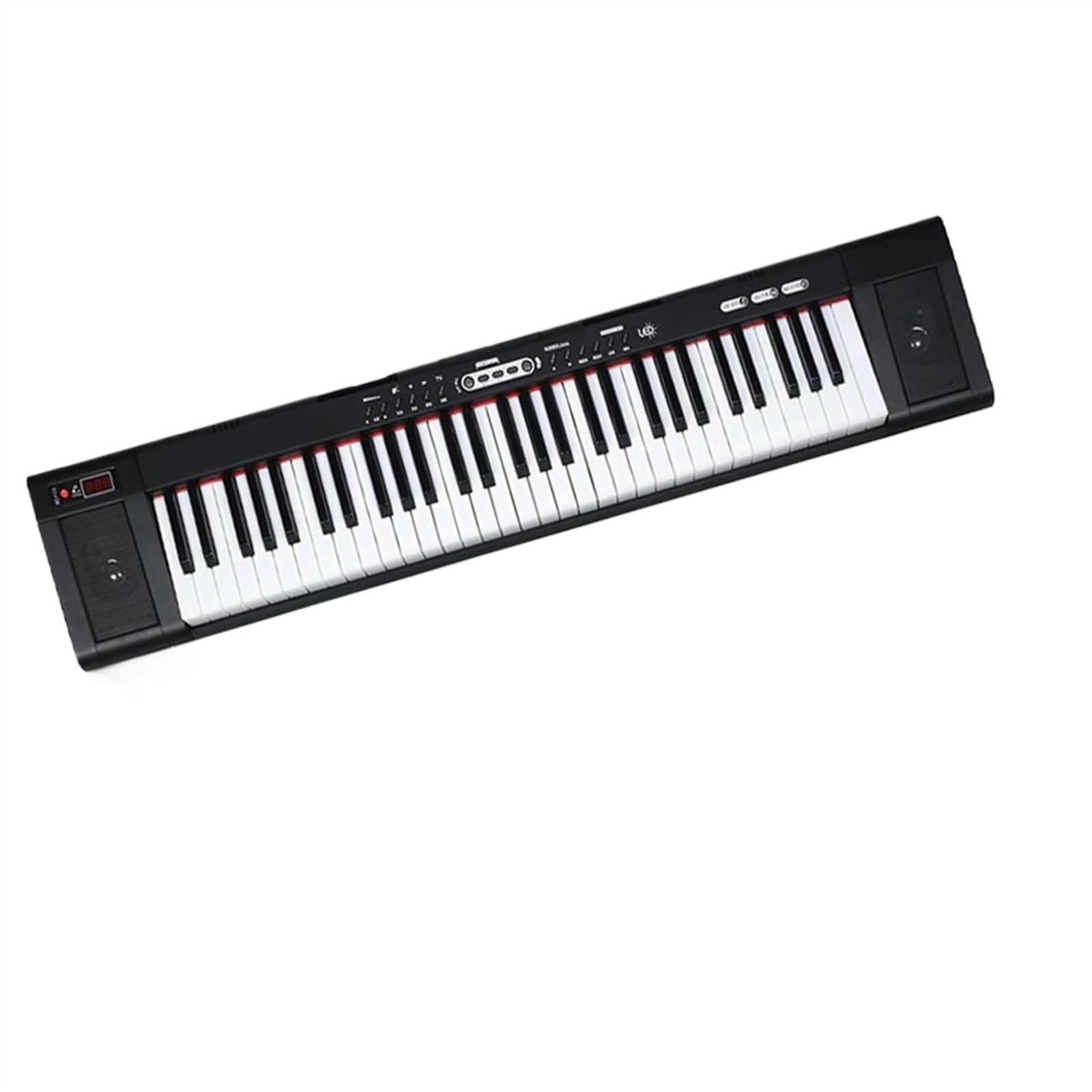 Elektroniczne Cyfrowe Pianino Klawiatura Muzyczna Profesjonalny Cyfrowy Fortepian Elektroniczny Syntezator Muzyczny Instrument Dla Dorosłych 61 Klawiszy(No Light)