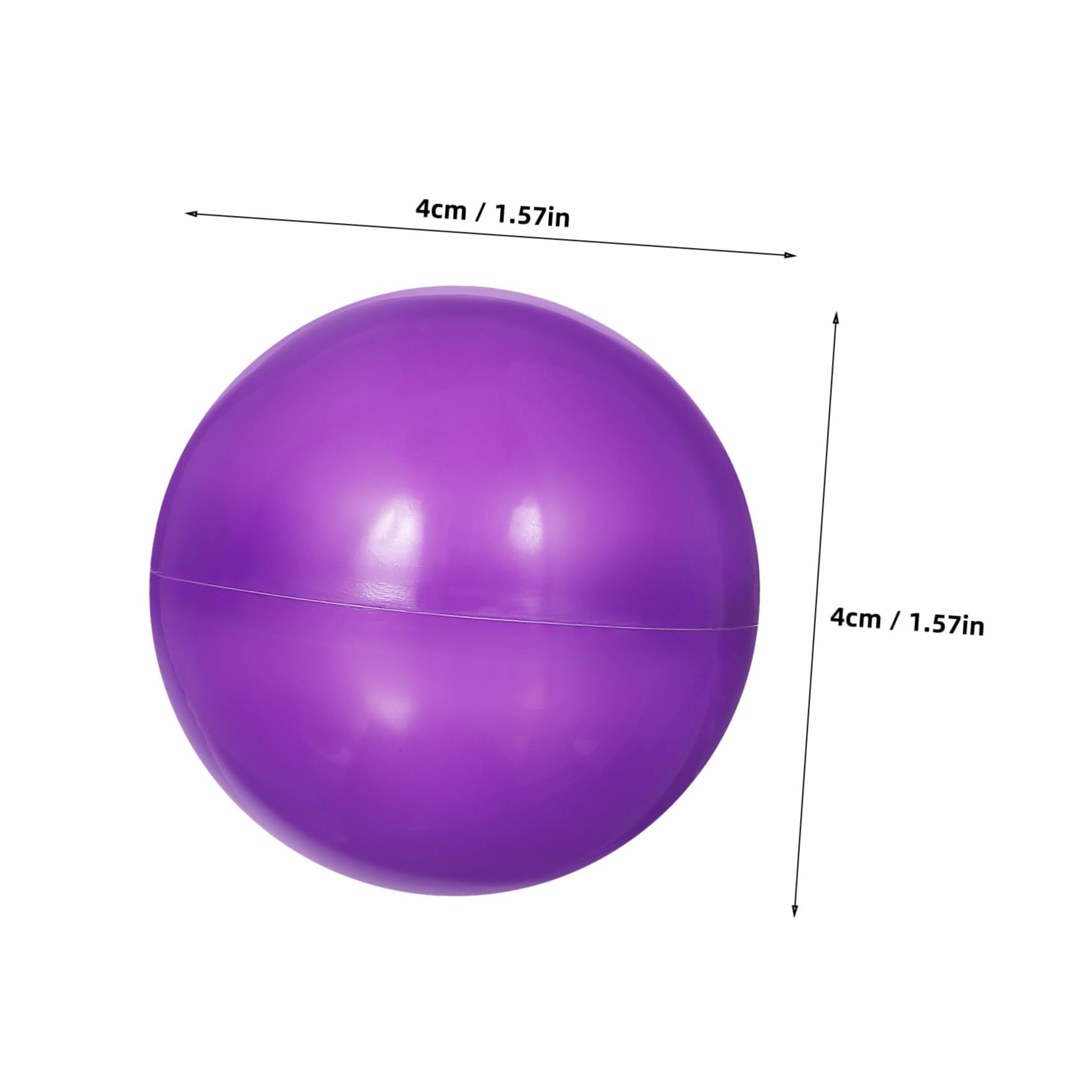 BESTonZON 5sets Raffle Balls Plastic Hollow Bingo Balls for Activity Party Game Entertainment 25pcs*5