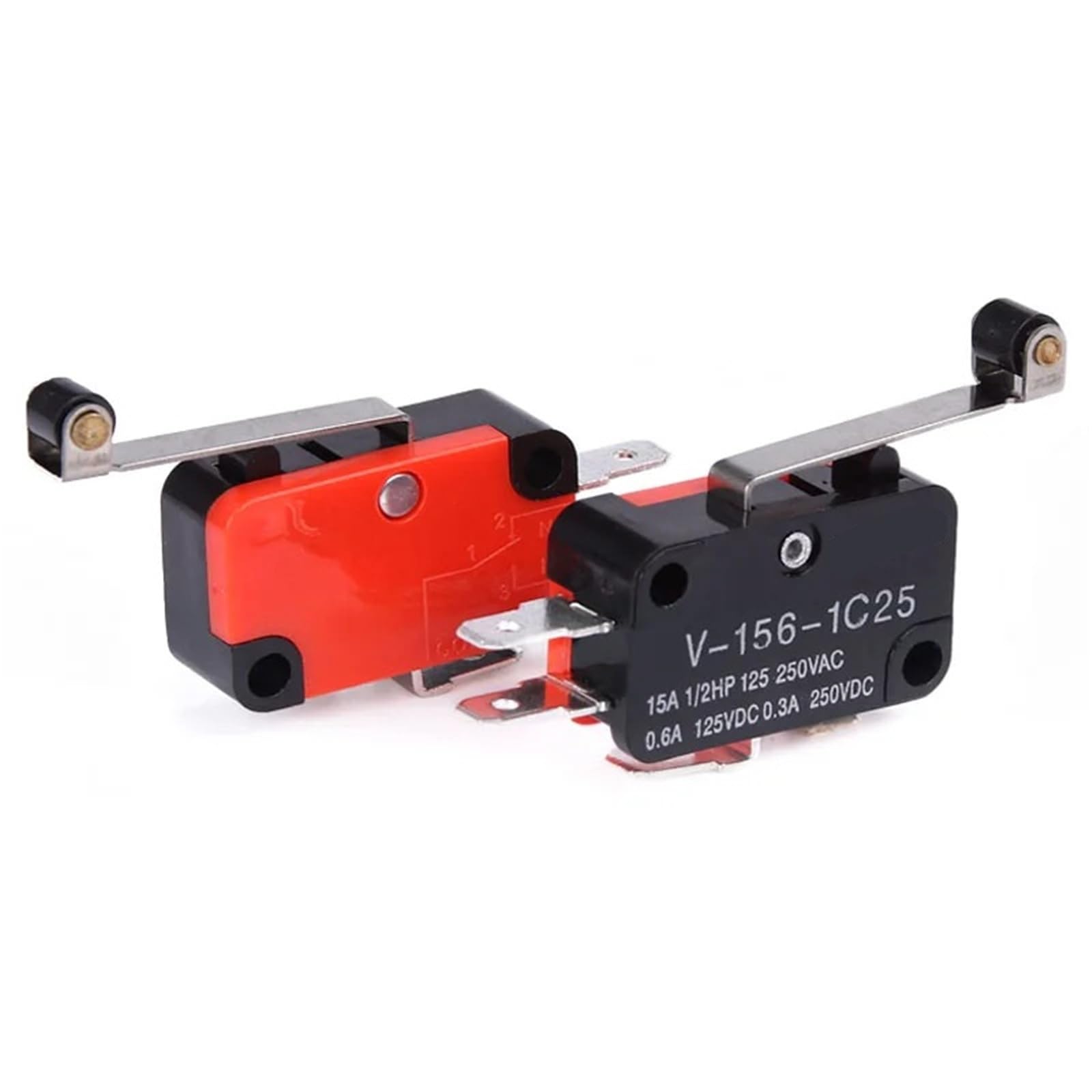 Interrupteur V-156-1C25 SPDT momentané action brusque 15A - 6