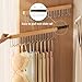 2 pack 16.2 inch valet rods for closets, extendable and pull-out wardrobe pole for belt hangers,tie hangers,bra organizer, closet extender hanging rod with 12 metal hooks, closet valet rod slide out
