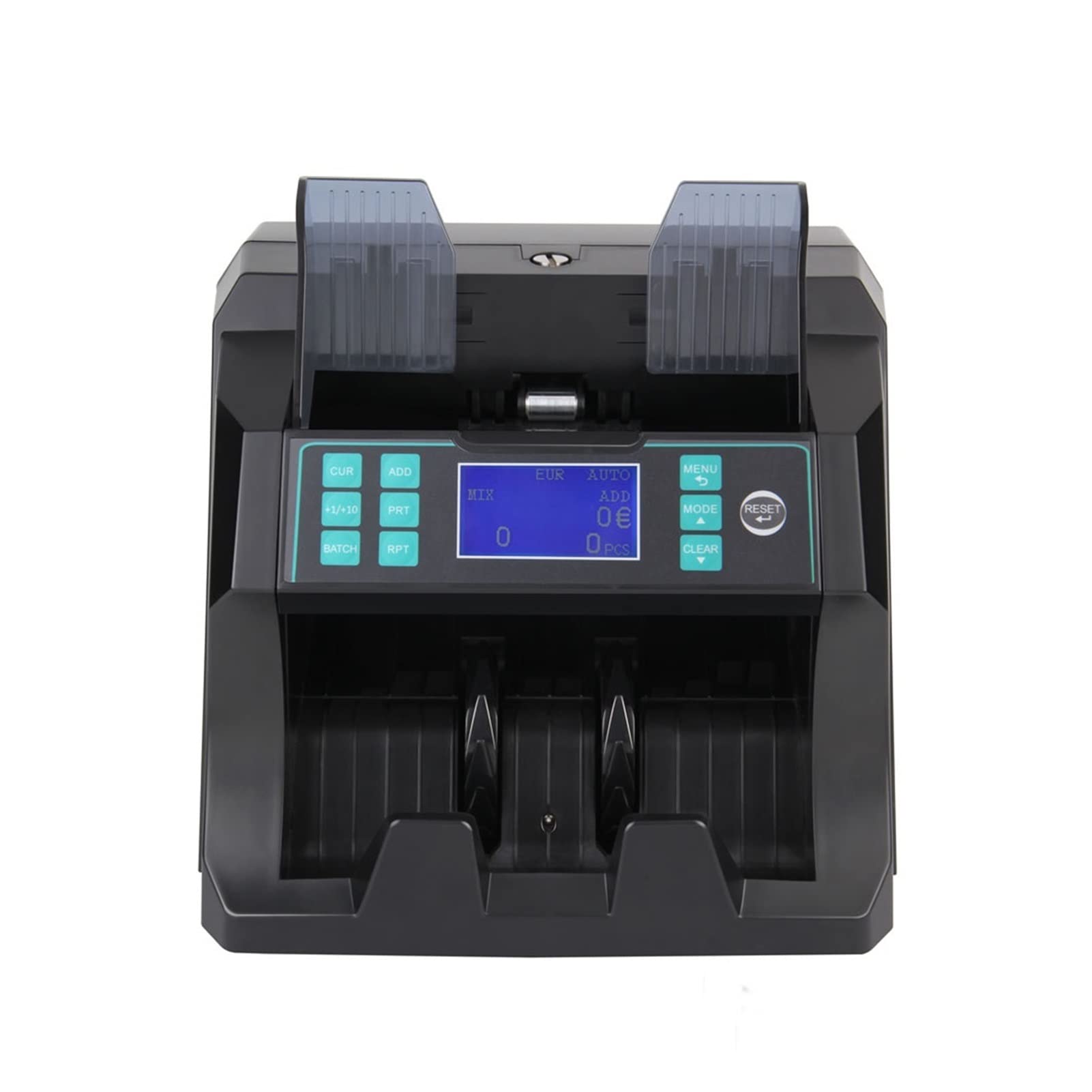 Machine de comptoir en argent avec LCD Afficher la machine à compter en espèces EURO DÉTECTEUR DE COMPRISE COURT GBP Machine à compter de comptoir à valeur mixte Pour les entreprises(Euro)