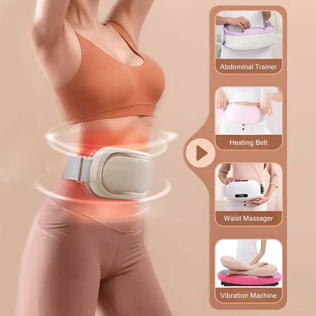 Privater Physiotherapeut für den Bauchbereich, Fettabbau-Maschine,Bauch Abnehmen Gürtel,Fitnessgeräte,Abnehmen Gürtel,Massagegürtel,Elektrischer Gürtel, Bauchmassagegerät Für Männer Frauen