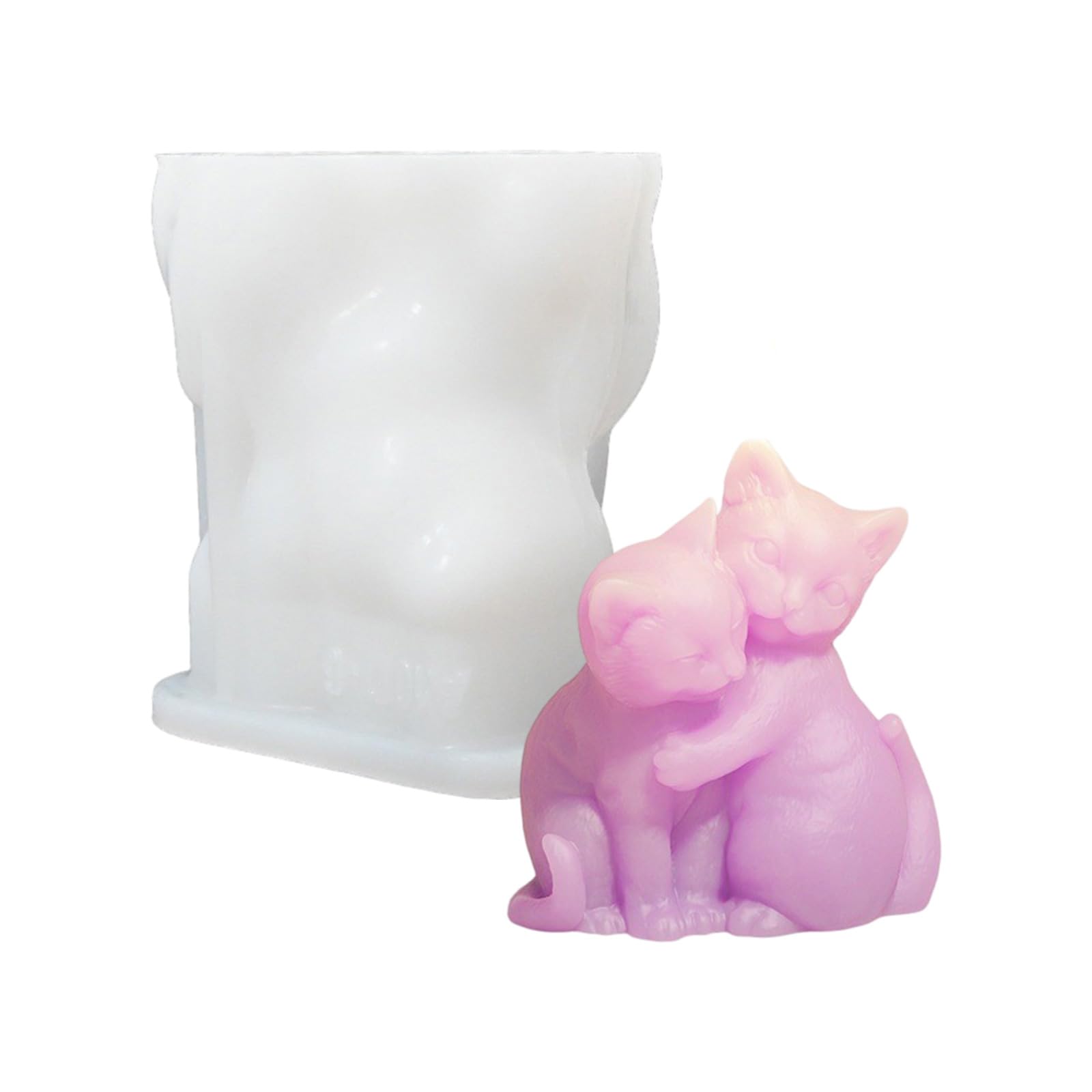 Shntig Dog Statue Silicone Molds Food Grade Silicone for Resin Casting Soap Making Gypsum Statue Ornament Making Mold