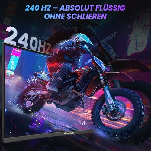Image of Gawfolk 34 Inch Ultrawide Curved Gaming Monitor, 21:9 WQHD 3440x1440 240Hz Curved 1500R Computer Monitor PIP /PBP,1ms(MPRT) 127% sRGB,HDMI & DP,Tilt Adjustable,Panoramic for Office & Immersive Gaming