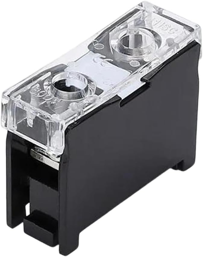 Din Rail Electrical Block 2 3 Pin High Current Junction Box Brass Split Electrical Connector