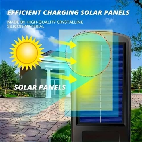 Image of 180W LED Solar Street Light - 10,000LM, IP65 Waterproof, Battery-Powered