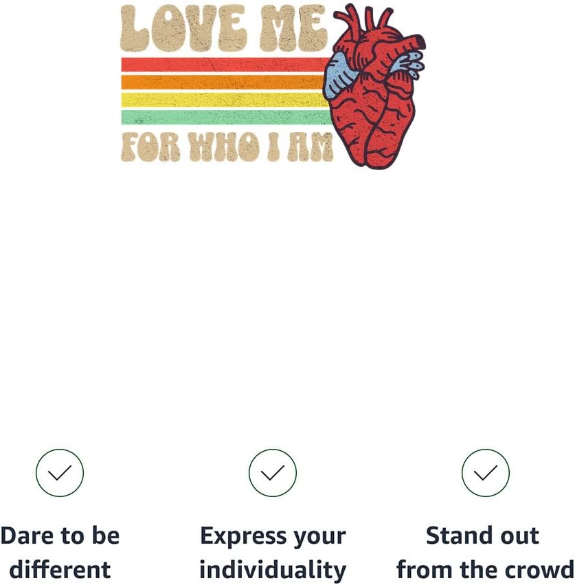 Love Me for Who I Am Racerback Cropped Tank - Art Women's Tank - Vintage Tank Top