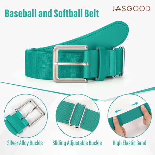 Image of Baseball Socks and Belt for Youth Adult Softball Socks Combo Elastic Waist Belt for Men Kids Boys Girls Women JASGOOD