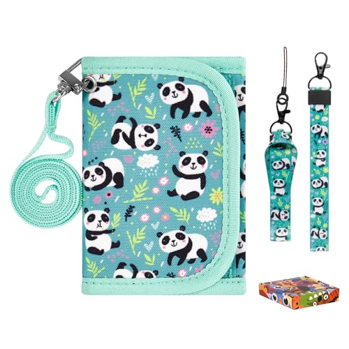 Choco Mocha Kids Wallets for Girls Boys Trifold Purses with Zip & Pound Coin Holder Childrens Wallet Gift Sets