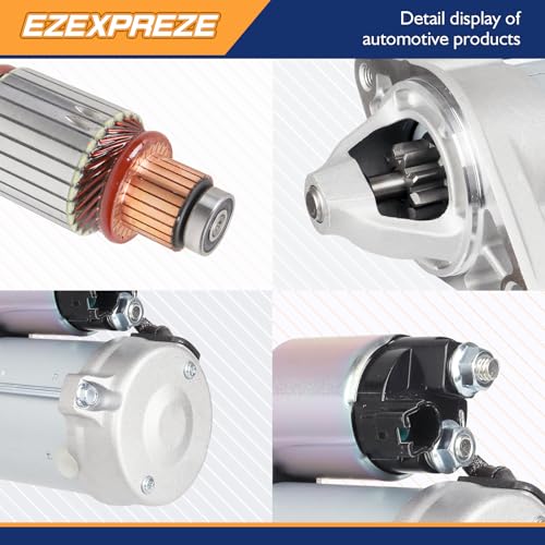 Image of 19049N Ezexpreze Starter Motor Compatible with 2009-2010 Pontiac Vibe, 2009-2013 Toyota Corolla, 2009-2014 Matrix L4 1.8L 1.6kw 9-Teeth CW Replace# 428000-4300 428000-4590 428000-4591 28100-0T050