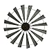 36" Metal Wind Mill Wall Decor