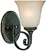 Craftmade 24222-MB Barrett Place Scrollwork Wall Sconce, 2-Light, 200 Watts, Mocha Bronze (16"W x 23"H)