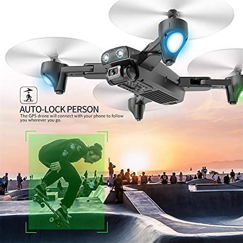 Ficha técnica GPS Foldable Drone con 4K Camera para Adultos y Principiantes 5G WiFi Optical Flow Positioning Storage Box - Fernando Cortés