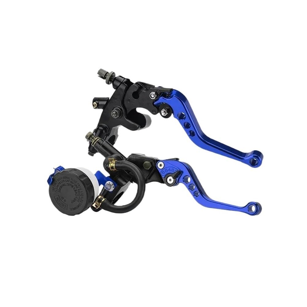 XPGHYIU Brake Clutch Levers Universal CNC Motorcycle Adjustable Clutch Brake Master Cylinder Reservoir Levers Kit 7/8" 22mm Handlebar