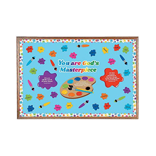 Fun Express You are God's Masterpiece Bb Set - 51 piezas - Actividades educativas y de aprendizaje para niños