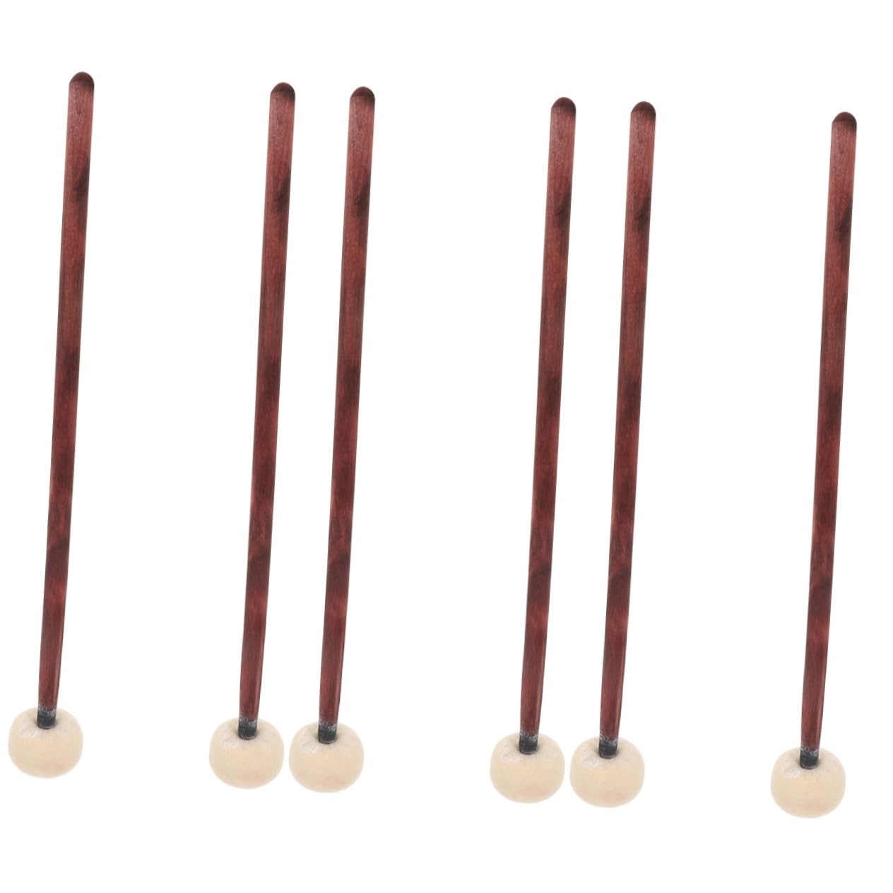 ifundom 6pezzi Bacchette Per Batteria Legno Con Testa Per Percussione Strumento Musicale Elegante e Pratico Per Tuning e Pratica Di Batteria