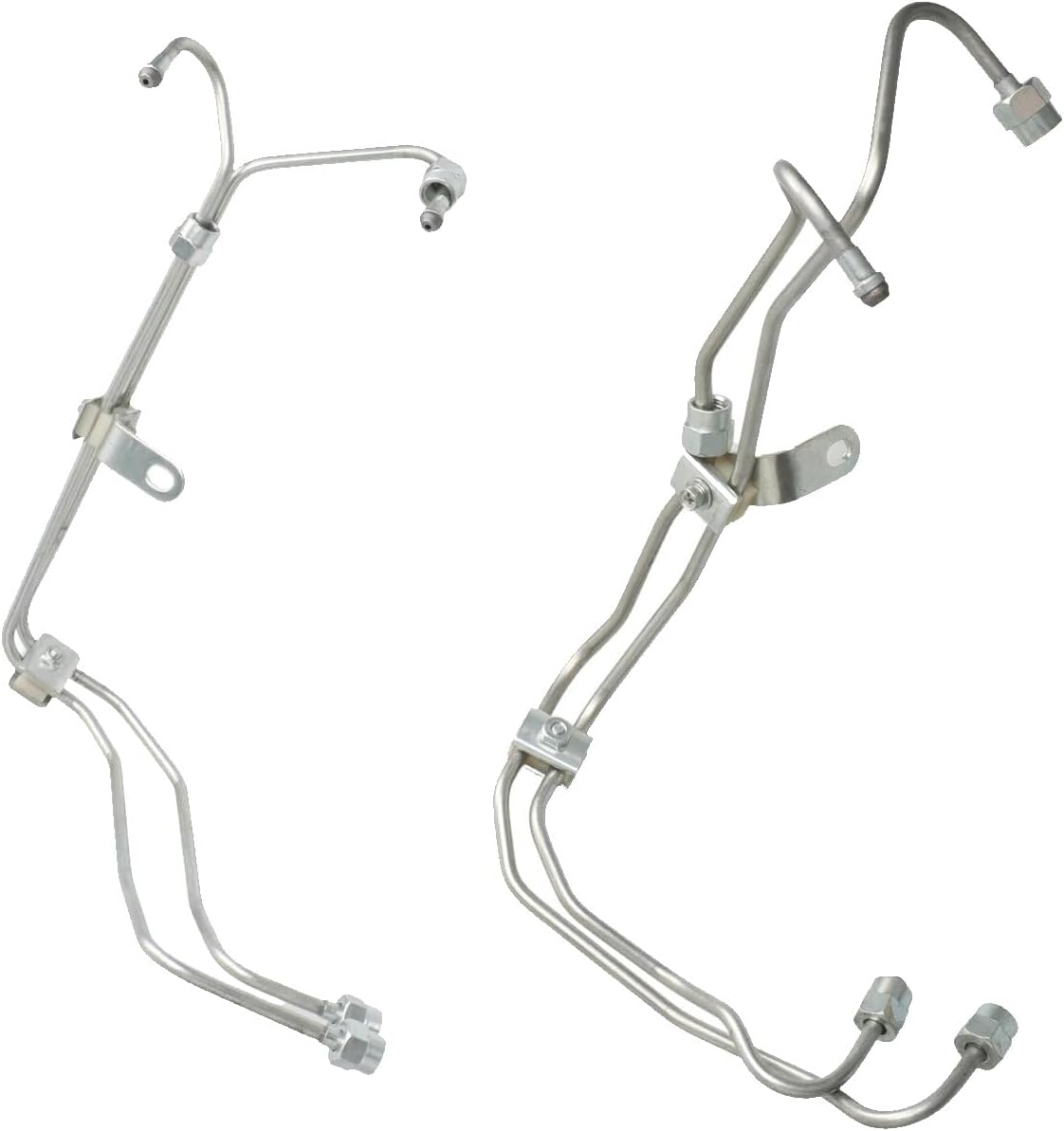 Diesel Fuel Injector Lines Metal set 3960725 3960726 Replacement for 3.9L 4BT Cummins Engine 12mm VE Pump
