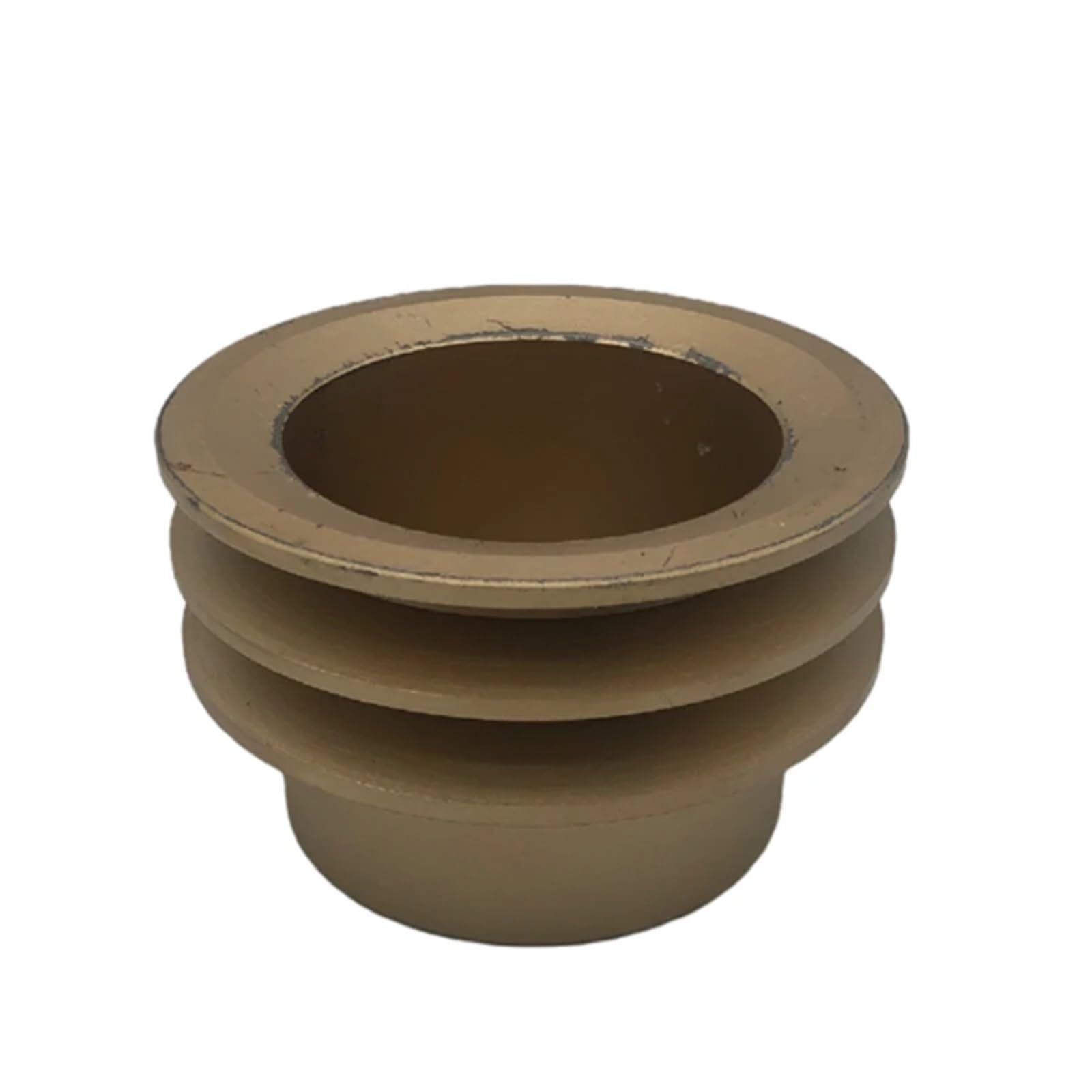 Accessoires d'excavatrice Poulie de pompe à eau moteur for poulie de pompe à eau 6BG1 Double rainure 4 grands trous et 2 petits trous