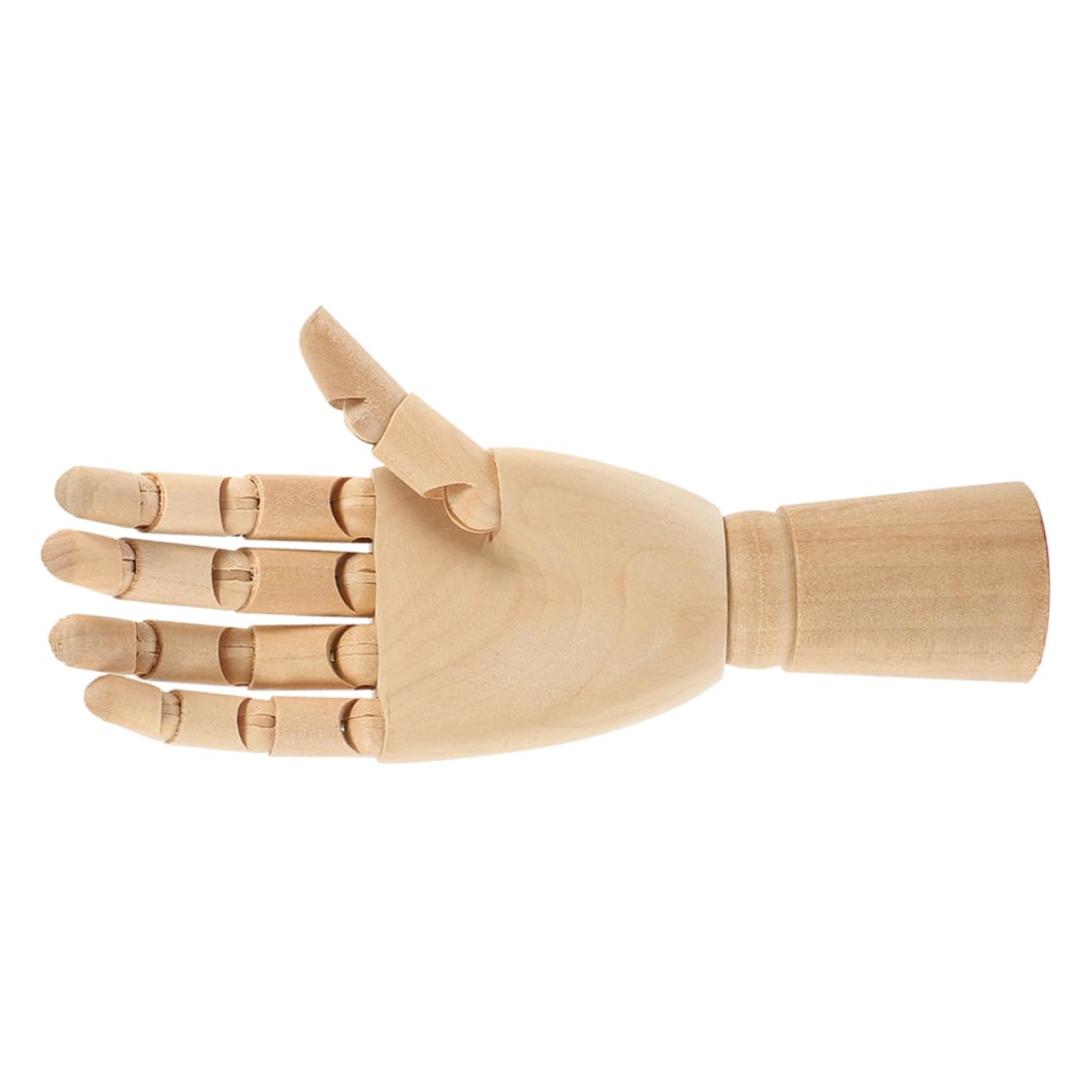 Alipis Wooden Hand Model Flexible Joint Hand for Sketching Ornament Solid Wood Craft Decoration