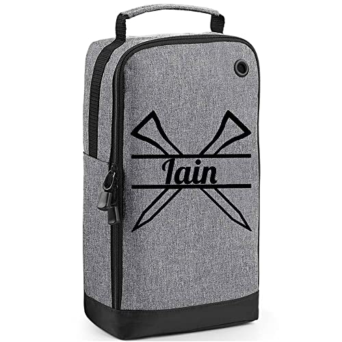 Personalised Golf Shoe Bag Golfer Design Gifts Golf Shoe Bag Personalised with Name Presents Personalised Golf Personalised Golf Bag Golfing Kit Custom Sports Bags Grey Bag