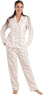 كارينا طقم بيجامة مطبوع للكريسماس