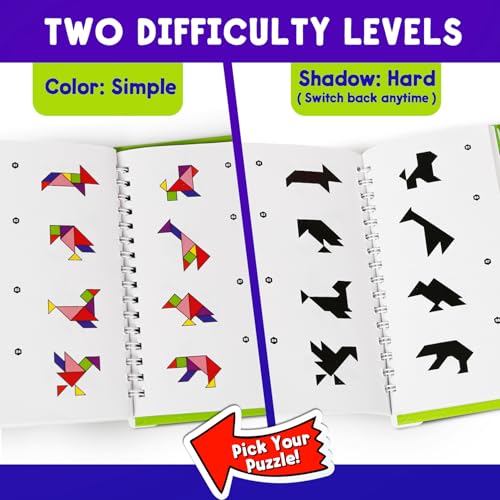CZTCDP Travel Tangram Puzzles DROPS TO - image 2