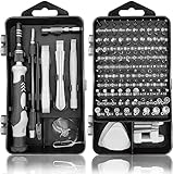 ELISCO Latest PC Repair Screwdriver Set, 115 in 1 Professional Precision Screwdriver Set, Multi-Function Magnetic Repair Computer Tool Kit For Mobiles/Tablets/Glasses/Laptop/PC Gray